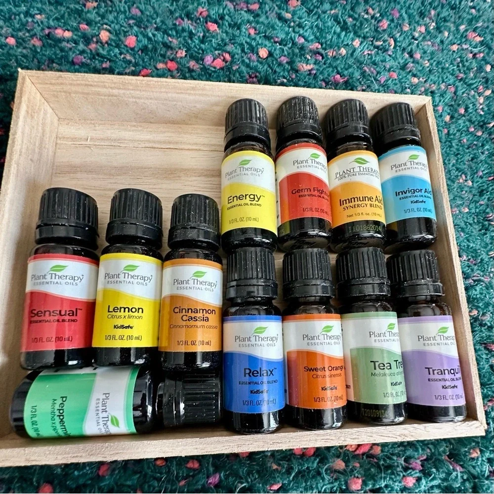 Plant Therapy NWT 7 & 7 Essential Oils Set (2 missing)